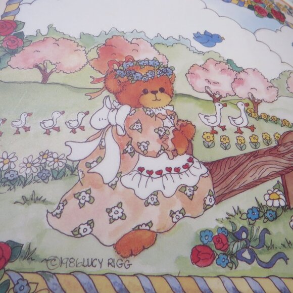 Vintage LUCY RIGGS 1986 Placemat SEE SAW #80269 (professional thick lamination) - Picture 8 of 11